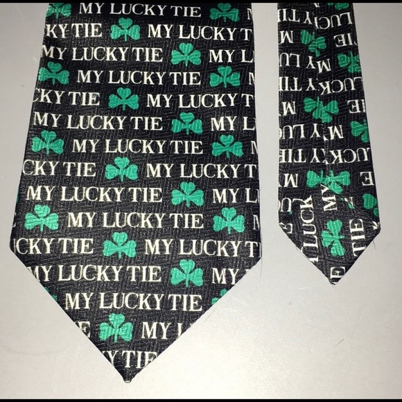 💐Lucky Shamrock Tie - Picture 2 of 4
